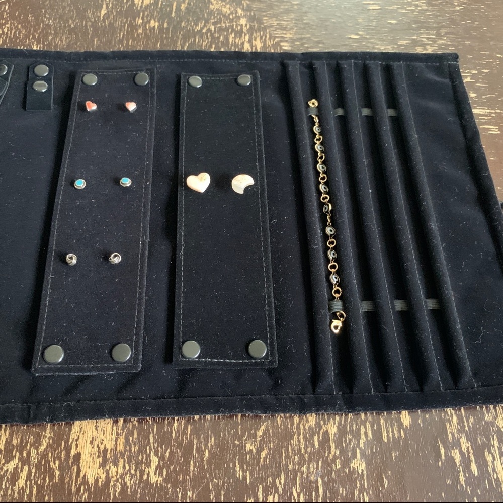 Zebra print jewelry roll - Picture 4 of 5